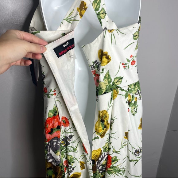 M60 MISS SIXTY Colorful Floral Pinup Dress - Picture 5 of 11